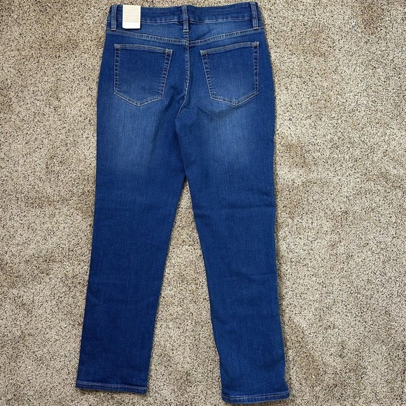 Coldwater Creek Straight-Leg Women's Jeans Size 10P Mid Rise Stretch NWT - Picture 2 of 10
